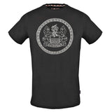 Aquascutum TSIA17 99 Black T-Shirt - Style Centre Wholesale