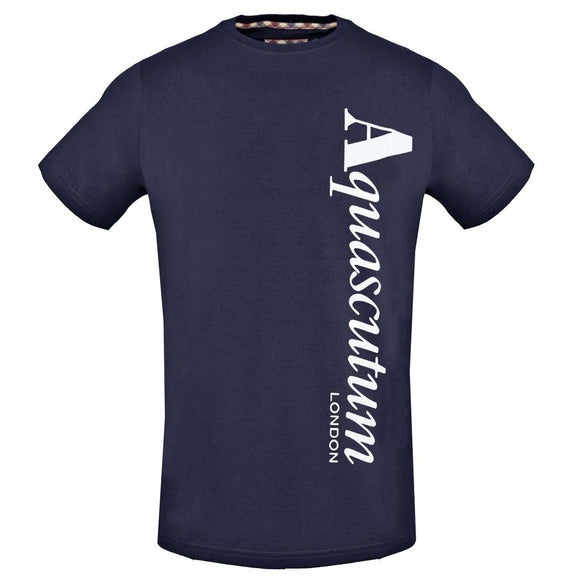 Aquascutum TSIA18 85 Navy Blue T-Shirt