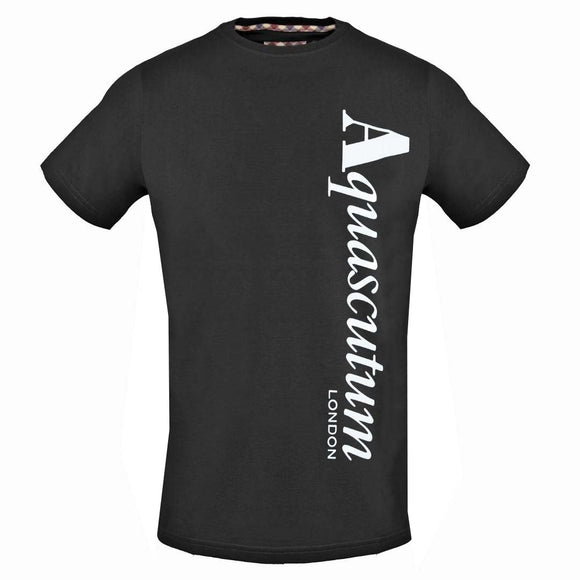 Aquascutum TSIA18 99 Black T-Shirt