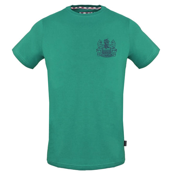 Aquascutum TSIA29 32 Green T-Shirt - Style Centre Wholesale