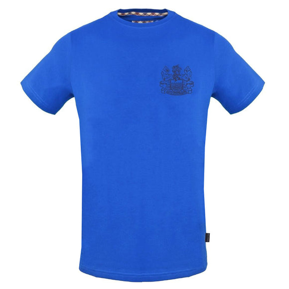 Aquascutum TSIA29 81 Blue T-Shirt - Style Centre Wholesale