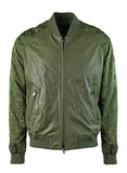 Emporio Armani W1B54P W1P58 010 Leather Jacket - Nova Designer Clothing Luxury Mens 
