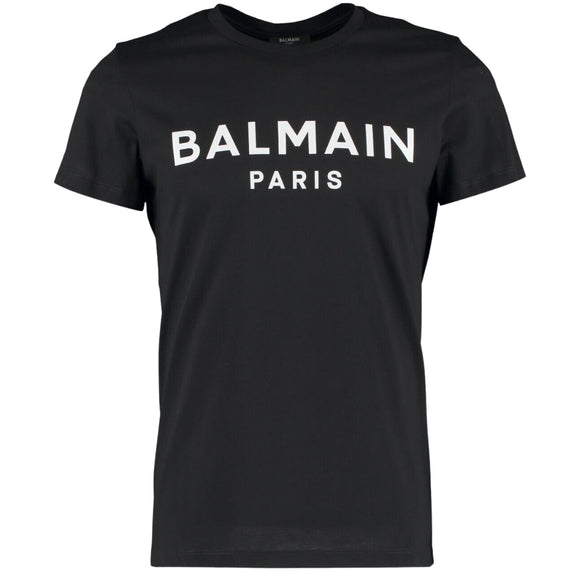 Balmain Mens T-Shirt YH1EF000 BB65 EAB Black
