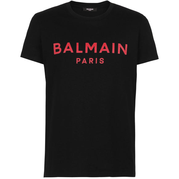 Balmain Mens T-Shirt YH4EF000 BB65 EAE Black